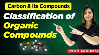 Classification of Organic Compounds  Carbon and Its Compound Class 10  Poonam mam  ATP STAR KOTA [upl. by Gerard]