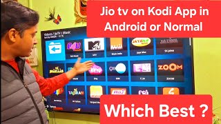 Install jio tv on Kodi App in Android Tv or normal which best  jiotv [upl. by Ecirted799]