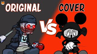 FNF HANK ORIGINAL VS MICKEY MOUSE COVER BATTERED [upl. by Gord]