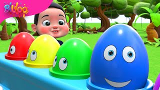 Surprise Eggs Kids Song  BluLoo Nursery Rhymes amp Kids Songs [upl. by Gean598]