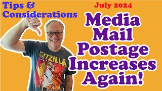 eBay Bookseller Alert Media Mail Shipping Increases Again Tips to Protect Your Sell Cost amp Profit [upl. by Anipsed735]