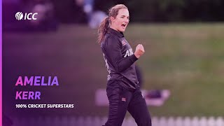 Amelia Kerr  New Zealand’s allround talisman  100 Cricket Superstars [upl. by Nyleek594]