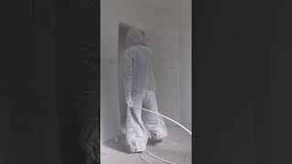 Spray painting Skirting and Door with enamel paint skirting doors enamelpainting [upl. by Ingar]