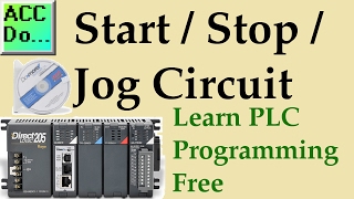 Start  Stop  Jog Circuit  Learn PLC Programming  Free 4 [upl. by Umeh367]