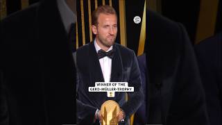 The trophy goes to … HARRY KANE 🏆✨ MiaSanMia FCBayern BallonDor HarryKane [upl. by Brownley]