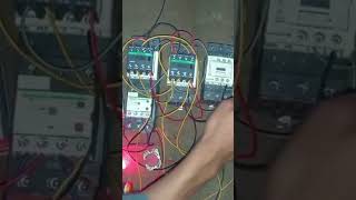 star delta reverse forward control wiring shortsfeed shortsvideo viralvideo foryoupage [upl. by Odirfliw931]