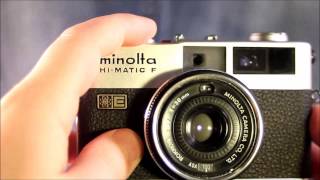 Minolta HiMatic F Operating [upl. by Vories]