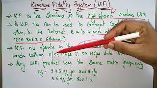 wifi and wimax comparison  lec59  Bhanu Priya [upl. by Saturday597]