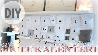 DIY JOULUKALENTERI LAPSELLE TAI OMALLE RAKKAALLE [upl. by Rise75]