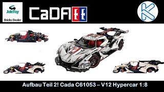 Aufbau Teil 2 Cada C61053  V12 Hypercar [upl. by Hong]