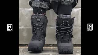 How to lace up the Nitro TLS Snowboard boots [upl. by Dorine]