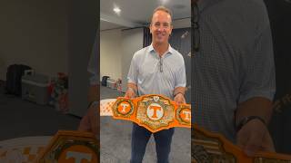 Peyton Manning is gifted a custom Tennessee Championship [upl. by Adneram]