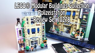 Review LEGO Polizeistation Modular Buildings Collection Set 10278 [upl. by Fortunia]