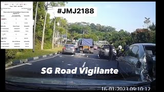 16jan2023 bke mandai exit chain collision accident btw lorry  private bus  and malaysia truck [upl. by Ianahs]