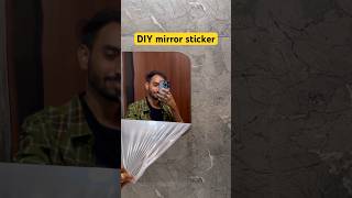 DIY mirror sticker mirror sticker diy diycrafts diyhomedecor [upl. by Ecirtra]