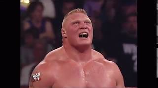 Brock Lesnar First entrance  match with Next Big Thing theme [upl. by Attenyt422]