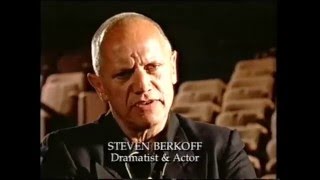 Steven Berkoff on Mime in Paris and Kafkas Metamorphosis [upl. by Ykcaj]