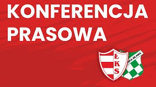 Konferencja prasowa po meczu ŁKS Łomża  Mławianka Mława [upl. by Eannyl]