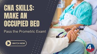 Make an Occupied Bed CNA Skill Prometric [upl. by Safir586]