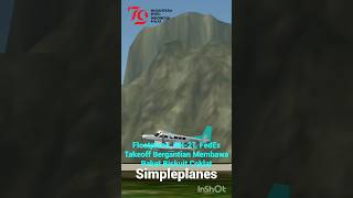 simpleplanes aviation pesawat airplane pesawattakeoff shorts [upl. by Annawal583]