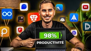 12 Apps Indispensables pour être plus PRODUCTIF [upl. by Yllop121]