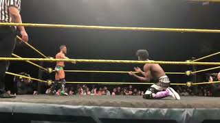 Velveteen Dream wins the NXT North American title  Live Crowd Reaction footage [upl. by Llertnauq]