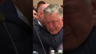 Alec Baldwin breaks down as Rust case dismissed [upl. by Beverly]