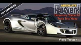 Exclusive Hennessey Venom GT Track Test Teaser [upl. by Amber]