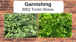 Garnishing BBQ Turn in Boxes [upl. by Elaen398]