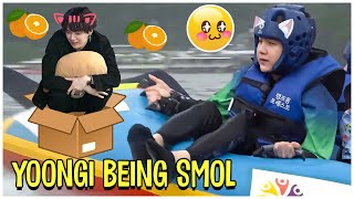 Yoongi Being Smol  BTS Suga Cute Moments [upl. by Adnicaj873]