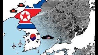 The Korean War in 9 Minutes [upl. by Deloria133]