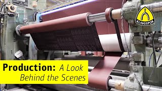 Abrasive Production A Look behind the Scenes  KLINGSPOR Abrasives USA [upl. by Had135]