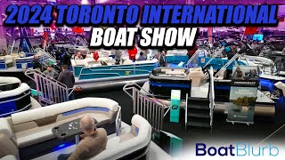 Walkaround the 2024 Toronto International Boat Show [upl. by Kcolttam]