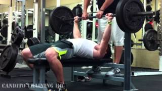 Jonnie Candito  Bench Press PR [upl. by Ephraim]