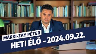 Élő beszámoló az elmúlt időszak eseményeiről  2024 szeptember 22 [upl. by Tann755]