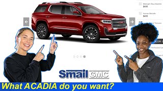 2021 GMC Acadia Denali  Every Exterior amp Interior Color Available  Smail GMC [upl. by Neirod]