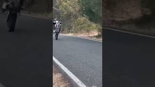 2021 DRZ400SM wheelie [upl. by Eloci]