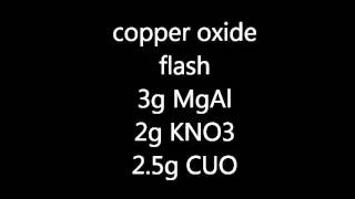 copper oxide flash [upl. by Moreen]