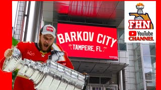 Florida Panthers Captain Sasha Barkov Takes Stanley Cup Home to Tampere Finland [upl. by Gilman]