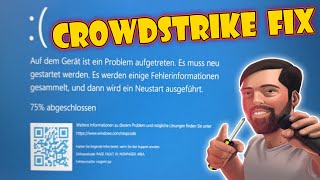 Crowdstrike Fix  So behebst Du den BSOD  BSI Crowdstrike Falcon Bug [upl. by Arul]