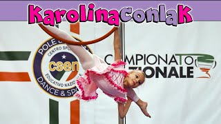 Aerial Hoop Karolina Galli vince il Campionato Nazionale Italiano [upl. by Aronle]