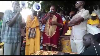 Gambia December election in 2016 Udp candidate Adama barrow in Sandu daselame [upl. by Eteragram]