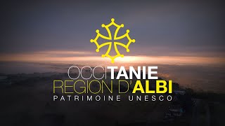 Occitanie région d’Albi  Albi  Cordes sur ciel  Notre dame de la drèche  Cinematic Drone [upl. by Yruoc]