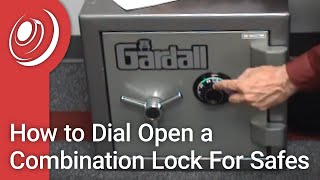 How to Dial Open a Combination Lock For Safes [upl. by Chantalle]