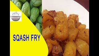 Chow Chow Poriyal  Squash Fry  chow chow dry fry recipe  Chayote Dry Fry [upl. by Richardson]