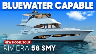 The Ultimate Liveaboard Sport Motor Yacht Riviera 58 SMY Yacht Tour amp Review [upl. by Jackelyn322]