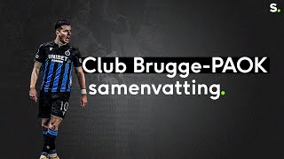 Club Brugge trekt met nipte bonus naar Griekenland maar baalt om late penaltymisser Thiago [upl. by Esiom]