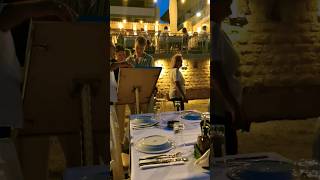 Walking tour greek village Afitos Halkidiki ❤️ restaurant [upl. by Kitrak]