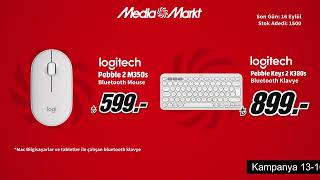 Okul ihtiyaçları sizde teknolojileri MediaMarkt’ta  Logitech Bluetooth Mouse ve Klavye [upl. by Ierdna]