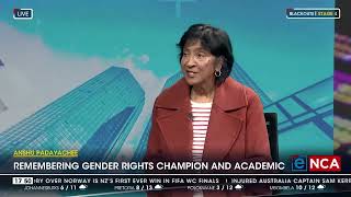 Anshu Padayachee  Remembering genderrights champion and academic [upl. by Fafa]